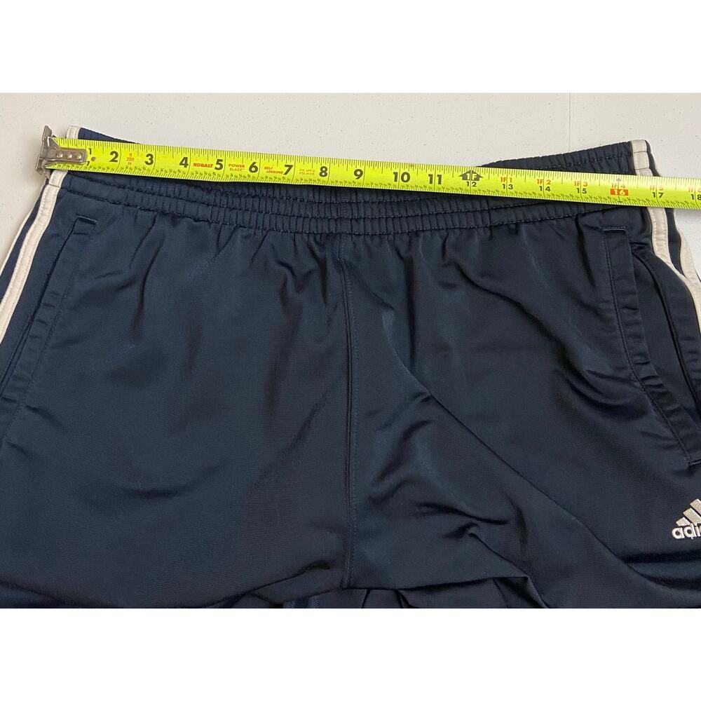 Adidas Vintage 90s Y2k Mens Breakaway Snap Pants Navy Blue Tearaway Baggy Medium - Picture 10 of 11